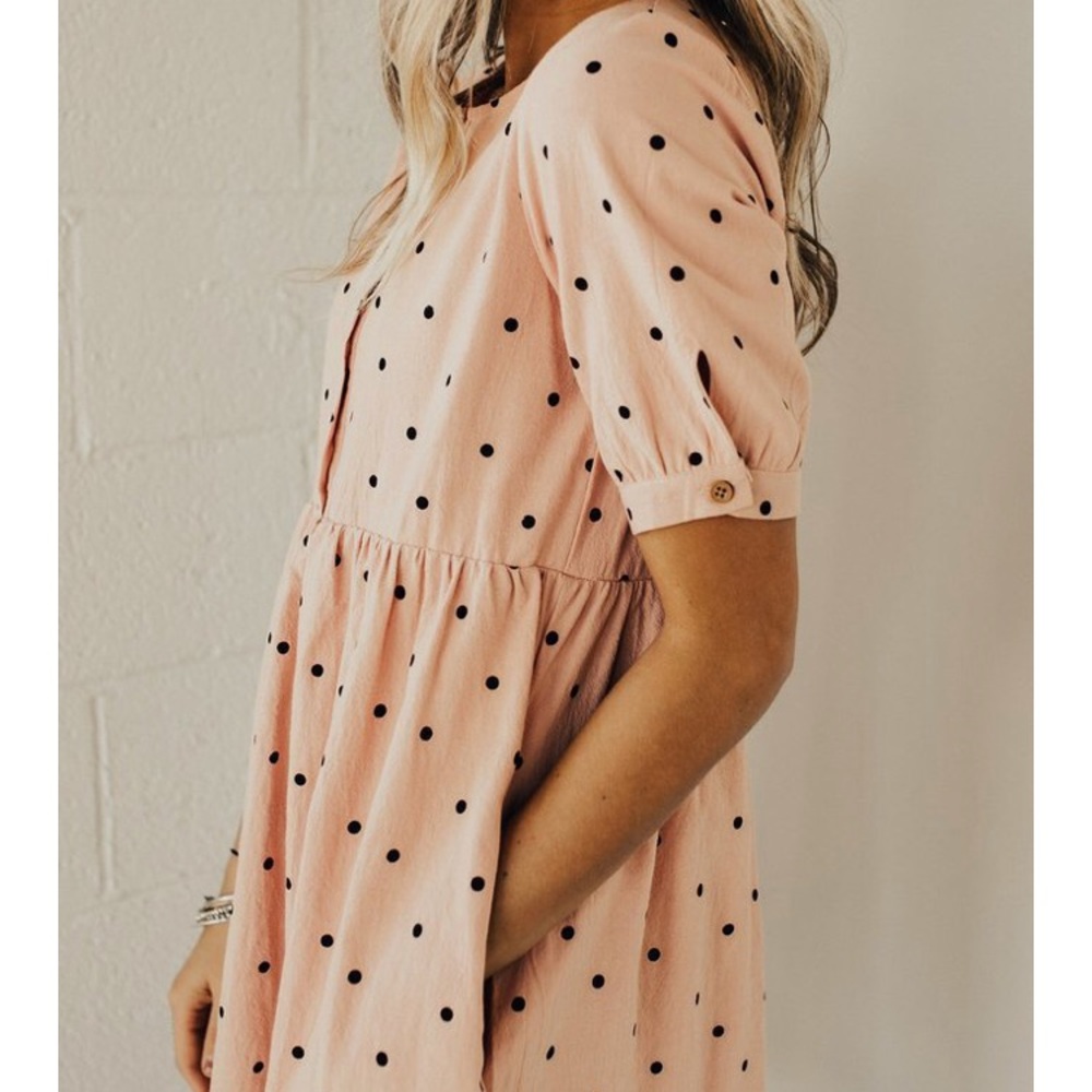 Roolee The brandee polka dot in blush